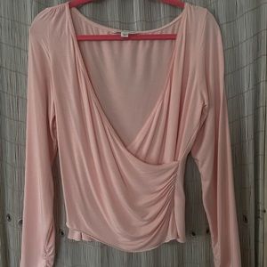Banana Rebublic, Blush Pink, Size Large, Long Sleeve, Stretchy, cute with jeans